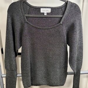 Dear John Women's Charcoal Scoop Neck Sweater